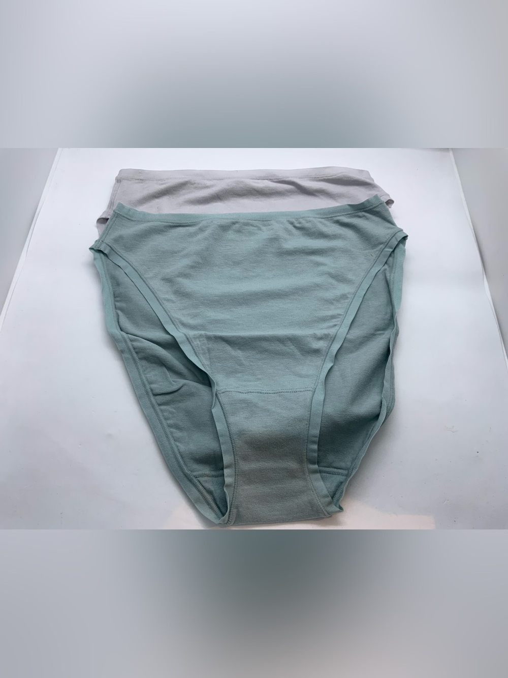 (2) NATORI Bliss Bare Cotton High Cut Brief